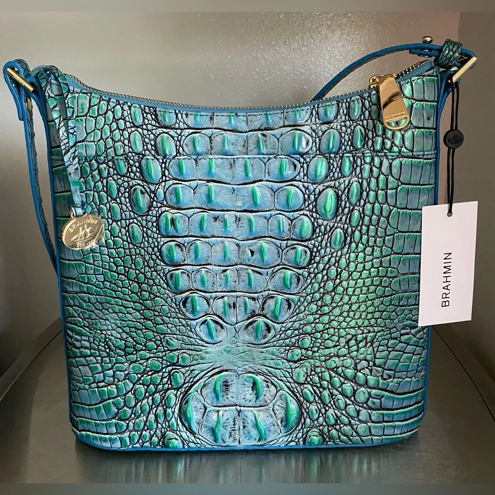 BRAHMIN..IRIDESCENT ESPLANADE CROSSBODY HANDBAG - Picture 8 of 15